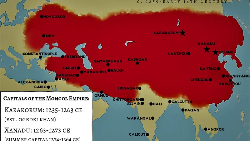 The Mongol Empire Was the Largest Contiguous Land Empire in History