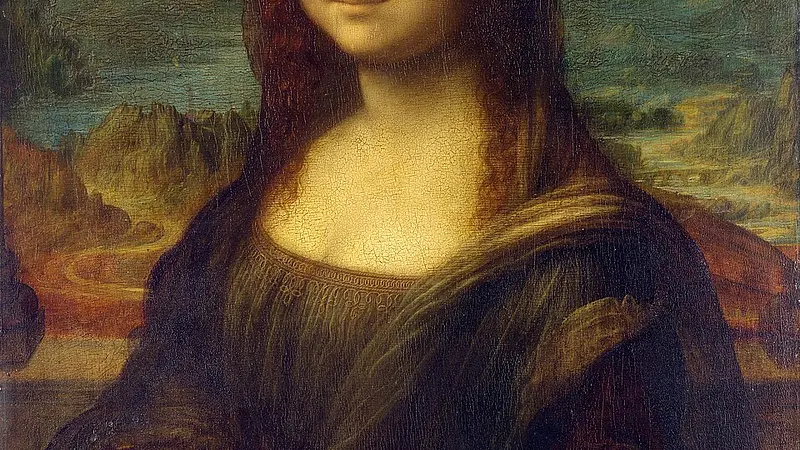 The Mona Lisa has no eyebrows